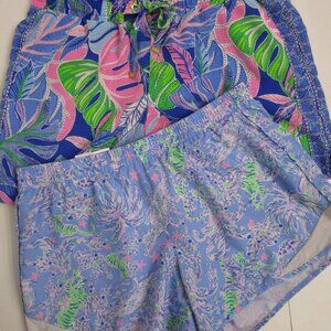 Elastic Shorts Tropical Luxletic Trail Drawstring Palm Beach